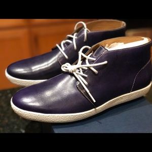 NEW! Cole Haan Glenn Cupsole Chukka BLU/WHT Sz 9